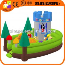 jungle inflatable bouncer with tree for sales
