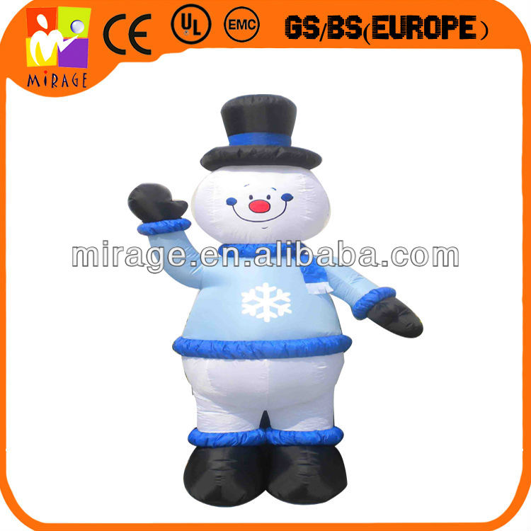 hot sell small Christmas inflatable doll with the Penguin