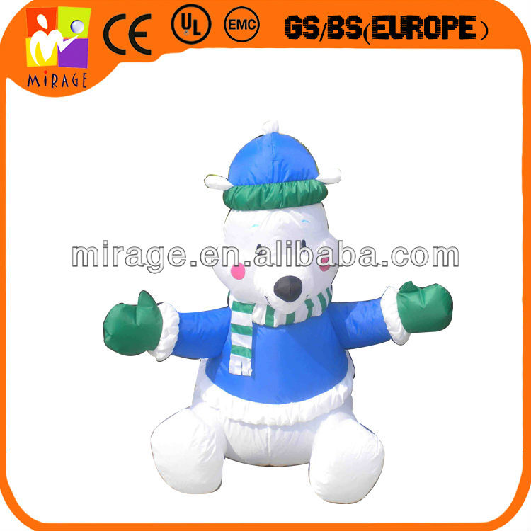 hot sell small Christmas inflatable doll with the Penguin