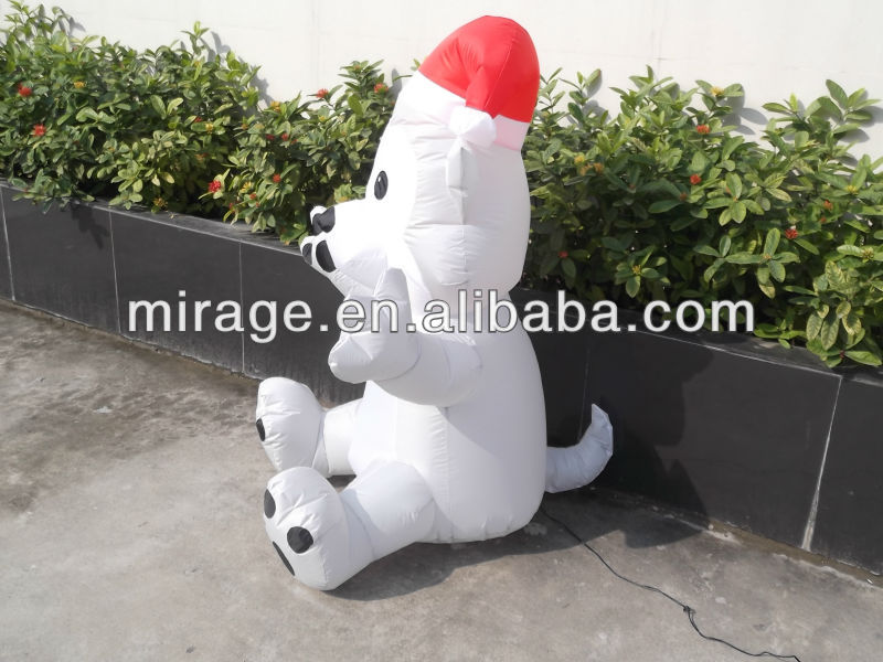 hot sell small Christmas inflatable doll with the Christmas deer