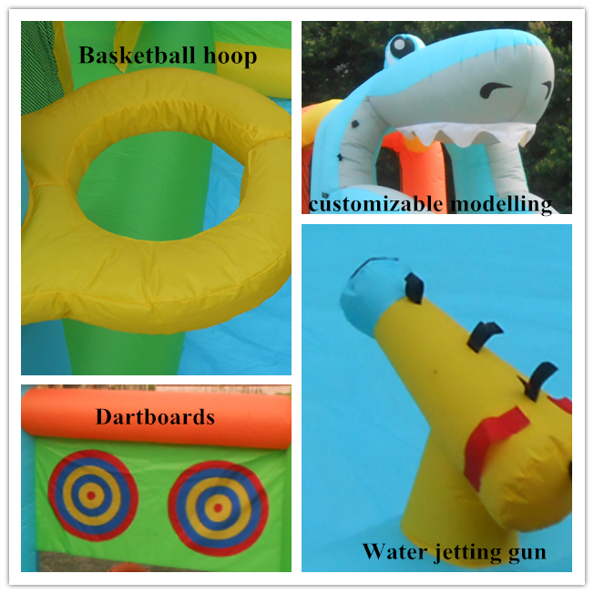 inflatable bouncer/trampoline and slide, mobile inflatable bouncer