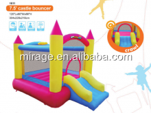 Best quality outdoor inflatable castle bouncer with slide